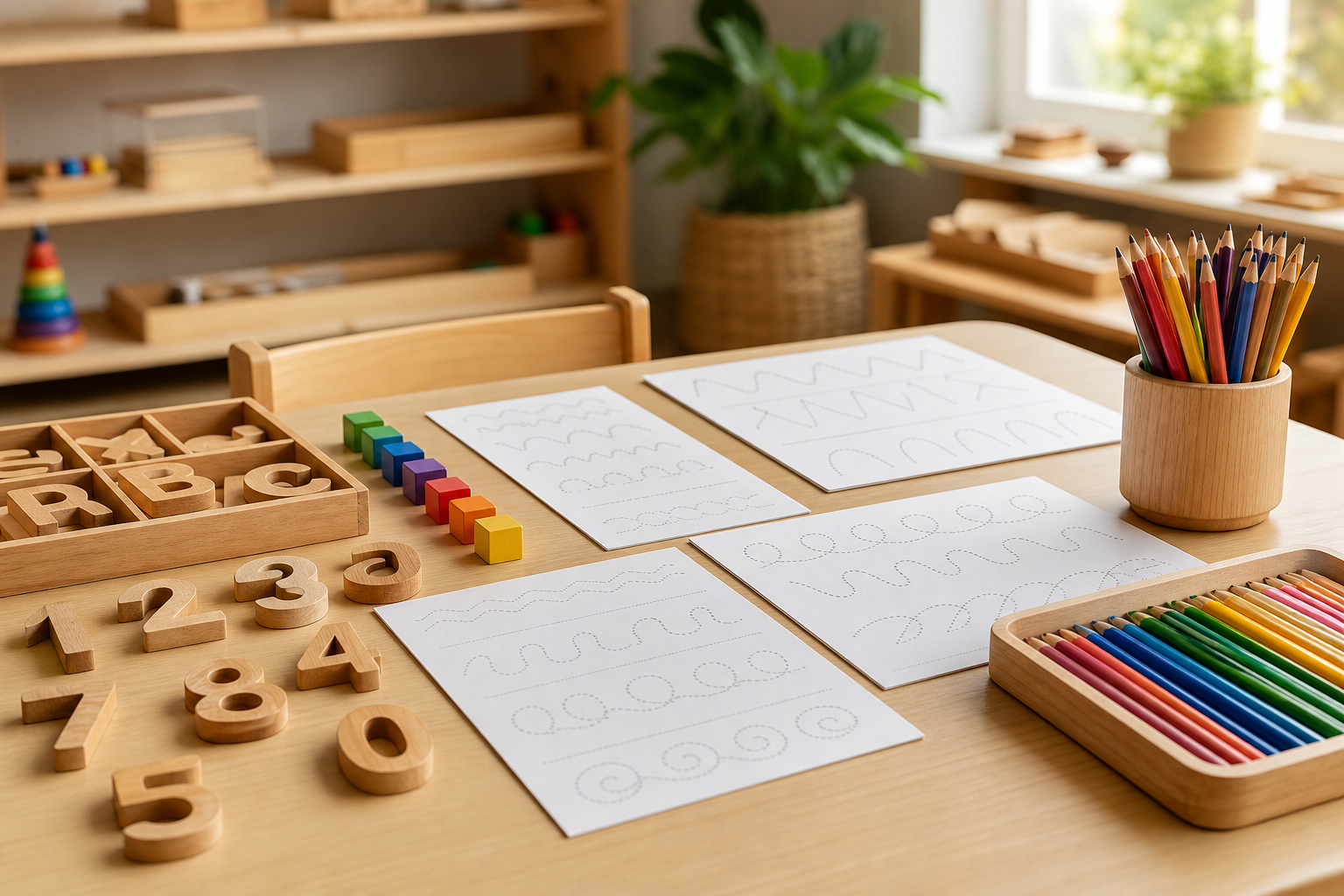 Alphabet & Number Worksheets